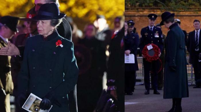 Princess Anne moves to tears as she leads Anzac Day tributes