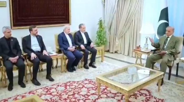 Iranian foreign minister meets PM Shehbaz and Field Marshal Munir in Islamabad