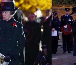 Princess Anne moves to tears as she leads Anzac Day tributes
