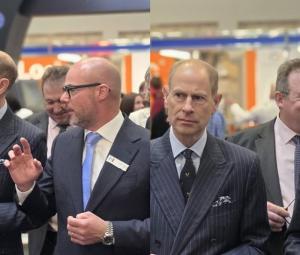 Prince Edward bridges industry and sport in Birmingham 