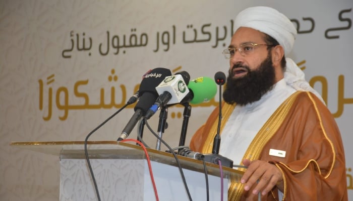 Pakistan Ulema Council Chairman Allama Tahir Ashrafi pictured in this undated image. — X@TahirAshrafi