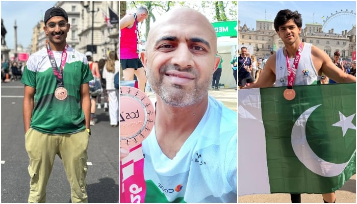 (From left to right) Abdullah Ather, Adnan Gandhi, and Amin Mukaty. — Reporter