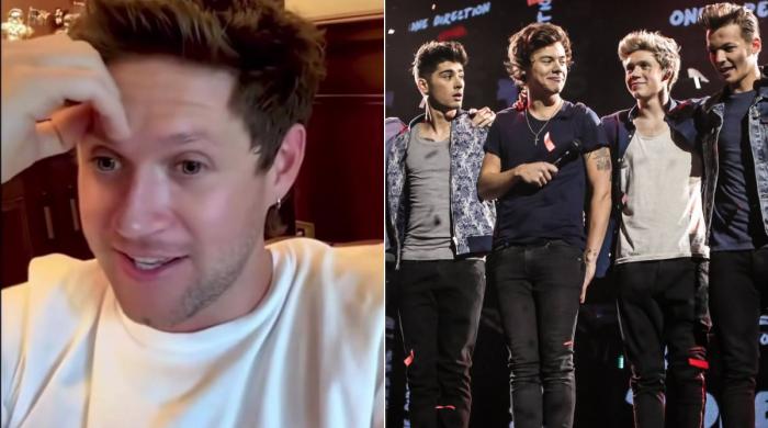 Niall Horan reacts as One Direction syncs up: 'We're all going'