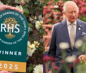 King Charles applauds Dumfries House's award-winning gardens