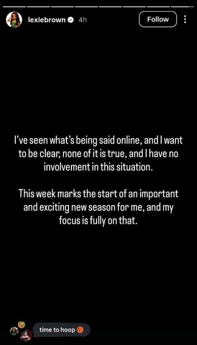 Lexie Brown denies Klay Thompson cheated on Megan Thee Stallion with her