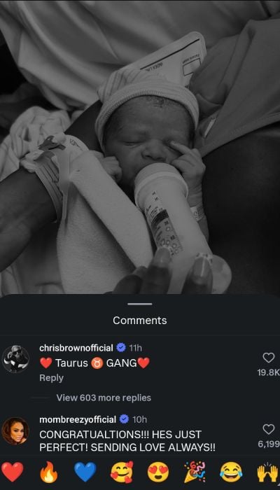 Chris Brown confirms birth of 1st child with Jada Wallace, his 4th overall