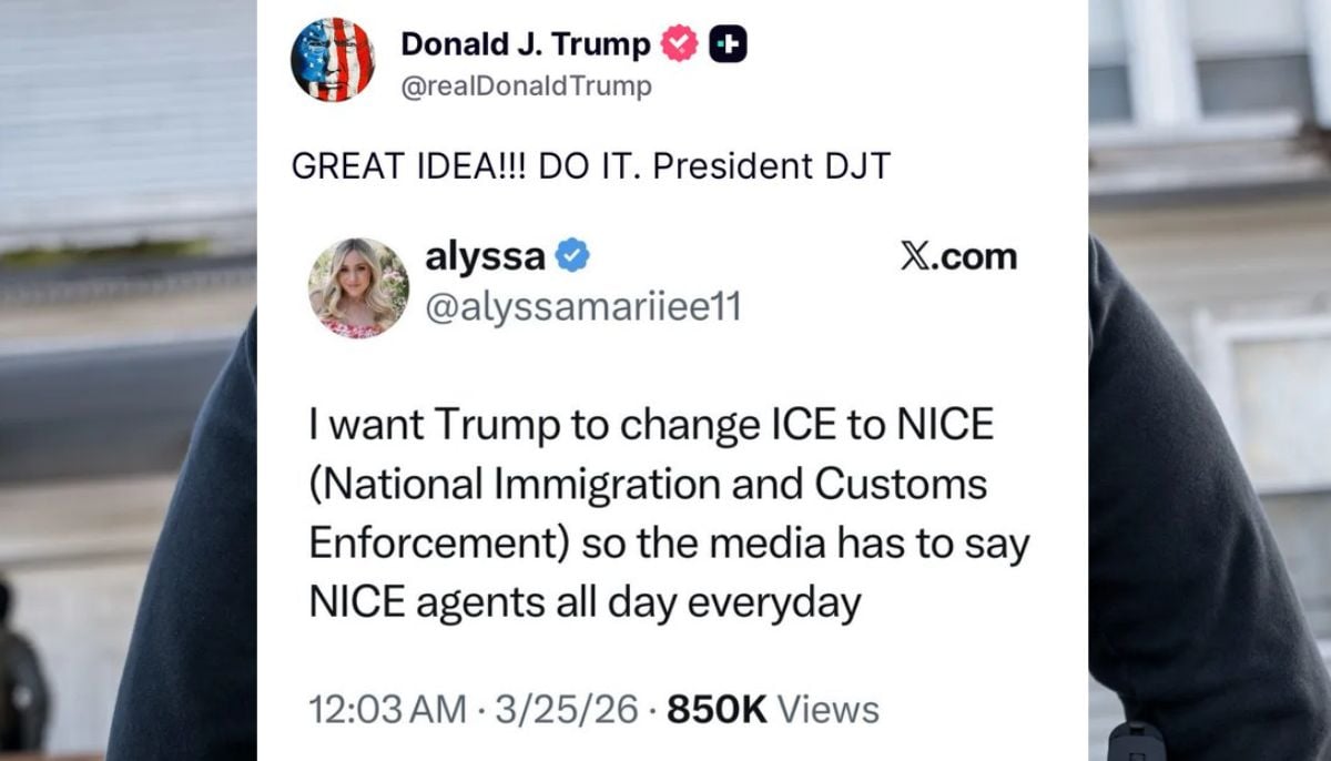 Trump renames ICE to NICE so journalists are forced to say Nice agents