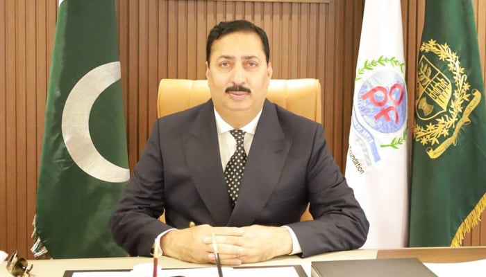 Syed Qamar Raza, chairman of the Overseas Pakistanis Foundation. — Reporter/File