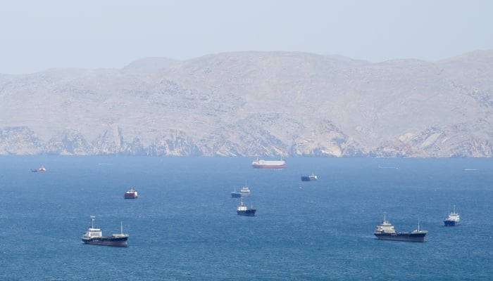 Vessels in the Strait of Hormuz, Musandam, Oman, April 27, 2026. — Reuters
