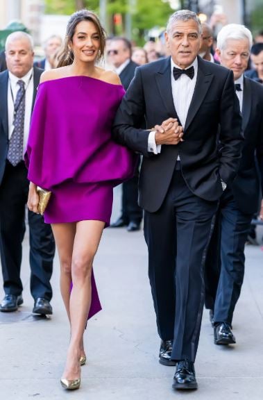 Amal, George Clooney dazzle at Chaplin Award Gala