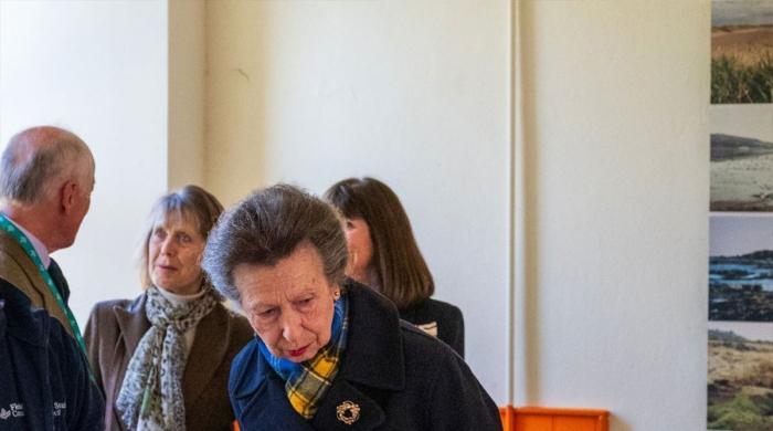 Princess Anne brings star power to London's cultural stage in emerald green
