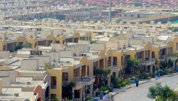 A residential area in a housing society can be seen in this picture. — AFP/File