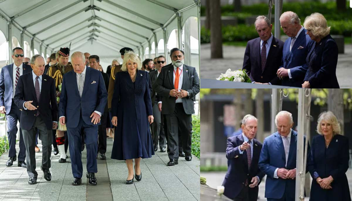 King Charles, Queen Camilla move to tears as they lay flowers at 9/11 Memorial