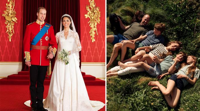 Prince William, Princess Kate release family photo on 15th wedding anniversary