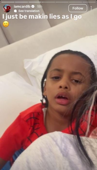 Cardi B shares glimpse into mom life after Little Miss Drama Tour