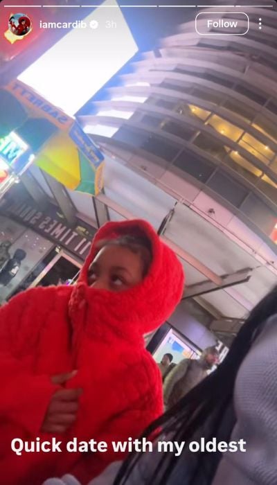 Cardi B shares glimpse into mom life after Little Miss Drama Tour