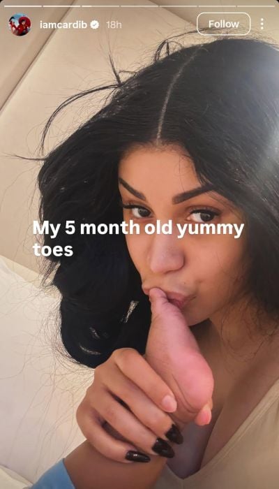 Cardi B shares glimpse into mom life after Little Miss Drama Tour