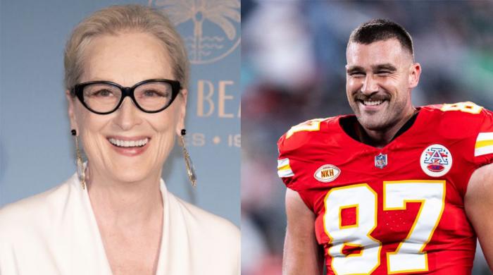Taylor Swift beau Travis Kelce reacts to Meryl Streep shade