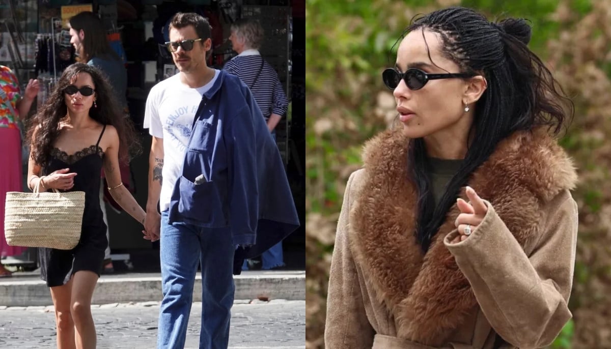 Zoë Kravitz flaunts engagement ring amid growing Harry Styles romance