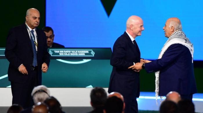 Palestinian football chief slams Israeli official at Fifa meeting