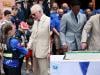 Charles celebrates big day in with cake, trees, and 'living classroom' tour