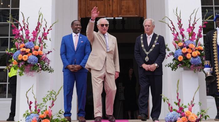 King Charles receives stunning welcome in Bermuda