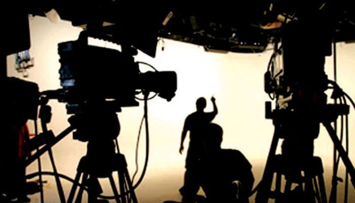 Representational image of media workers in a studio. — AFP/File