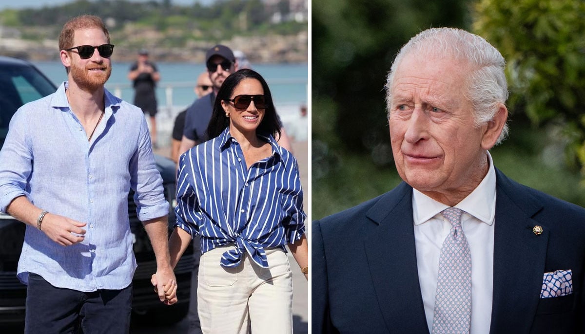 Prince Harry takes bold step for Meghan in tense exchange with King Charles