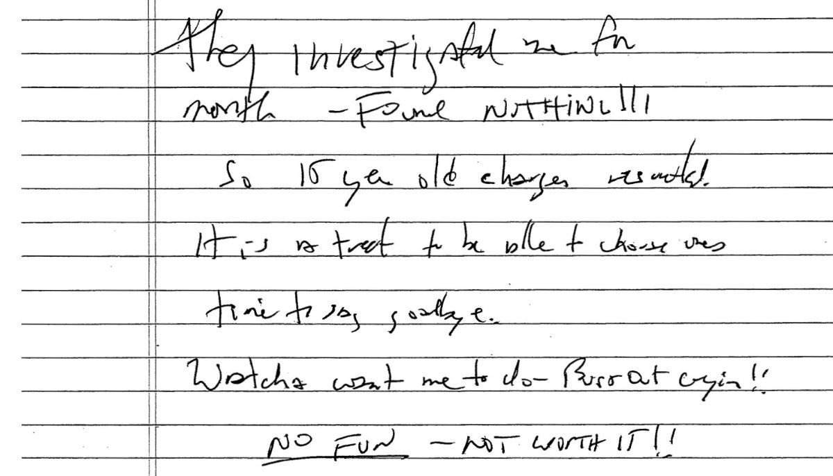 Is Jeffrey Epstein's suicide note real? Experts compare it to his past handwritings
