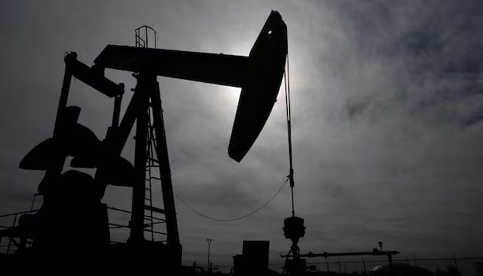 A pump jack operates near a crude oil reserve in the Permian Basin oil field near Midland, Texas, US February 18, 2025. — Reuters