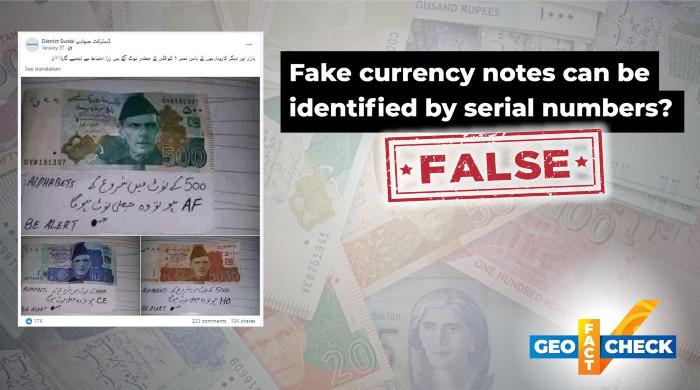Fact-check: No, currency notes cannot be identified as fake by serial numbers