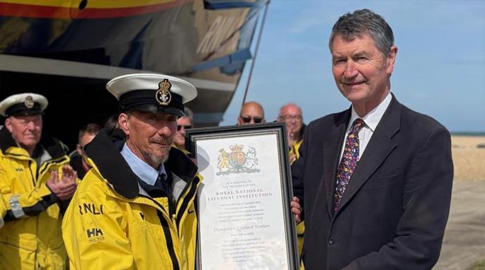 Princess Anne's husband Sir Tim Laurence marks RNLI 200th anniversary