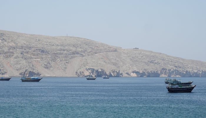 Vessels in the Strait of Hormuz, Musandam, Oman, May 6, 2026. &mdash; Reuters