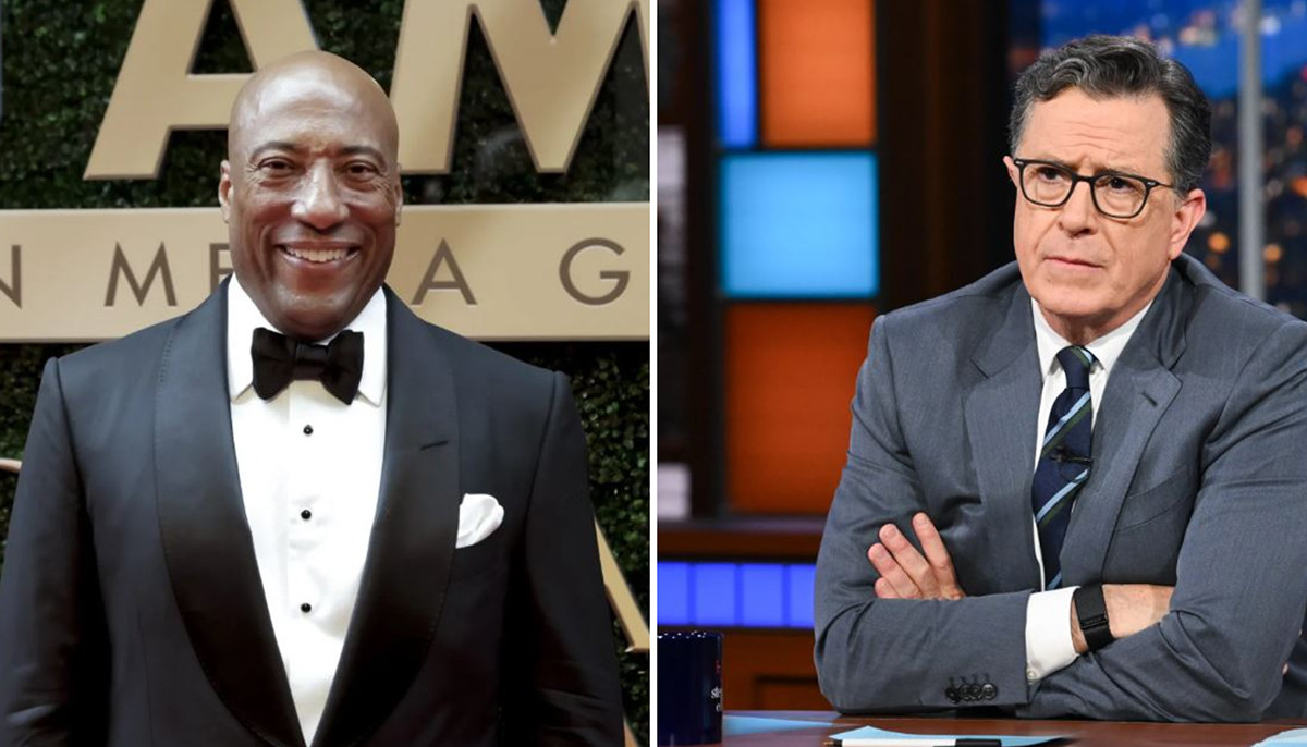 Stephen Colbert reacts as CBS replaces him with ‘Comics Unleashed'