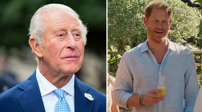 King Charles issues statement after Harry sends greetings from Montecito