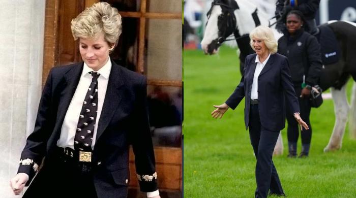 Queen Camilla evokes Princess Diana's era with stunning style