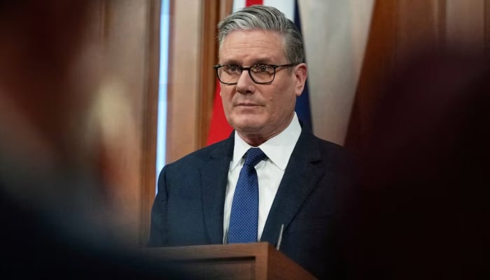 Britains Prime Minister Keir Starmer speaks during a press conference at Downing Street in London, Britain, April 1, 2026. — Reuters