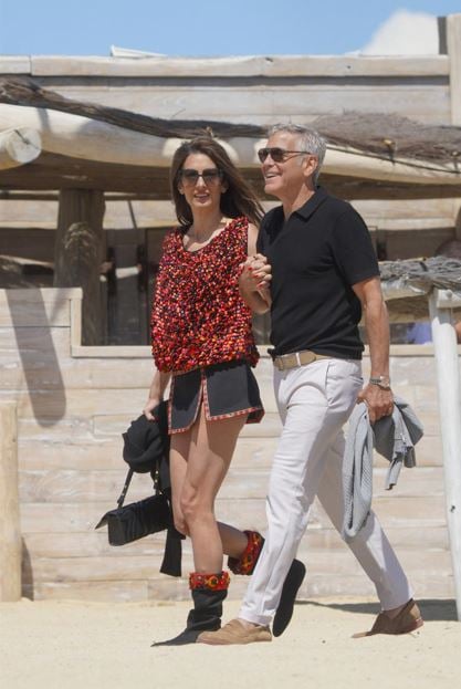 George Clooney rings in 65th birthday with Amal in St Tropez