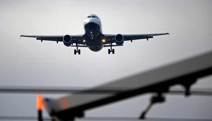 An airplane prepares to land. — Reuters/File