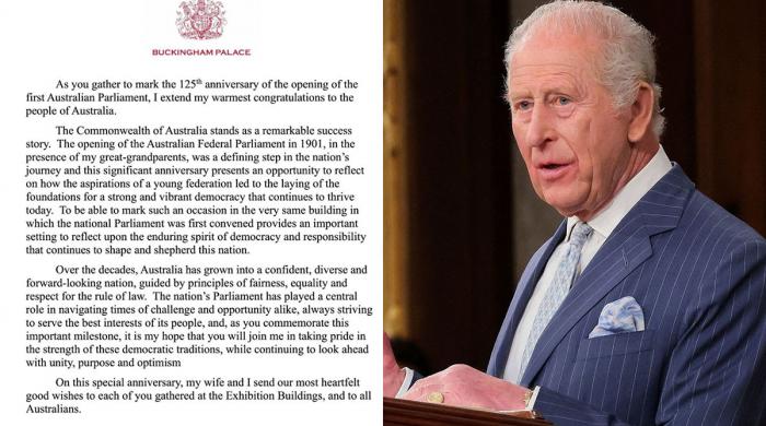 King Charles praises Australia's 'remarkable success story' after Harry's trip