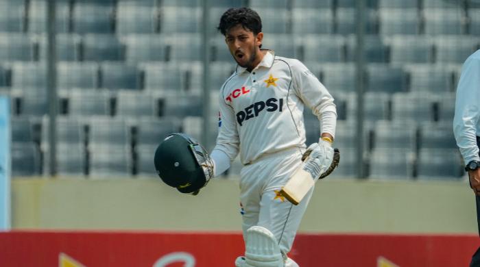 Azan Awais becomes 14th Pakistan batter to score century on Test debut