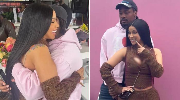 Cardi B cosies up to Stefon Diggs amid reconciliation rumours