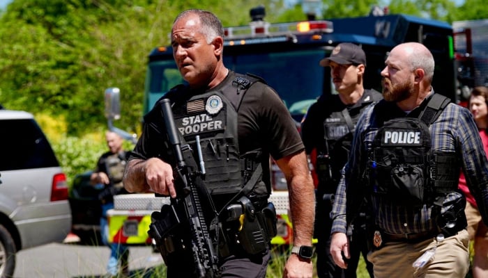 Law enforcement work at Florida State University (FSU) campus after a mass shooting in Tallahassee, Florida, U.S., April 17, 2025. — Reuters