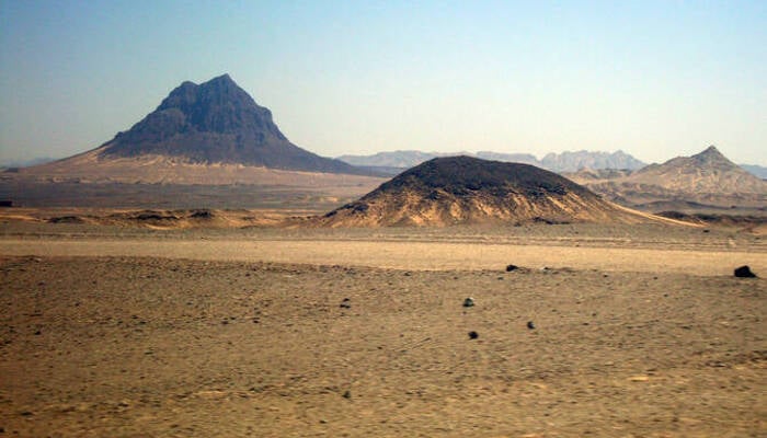 The hills near the site of the Reko Diq copper mine in province of Balochistan are seen in this undated photo. — Reuters