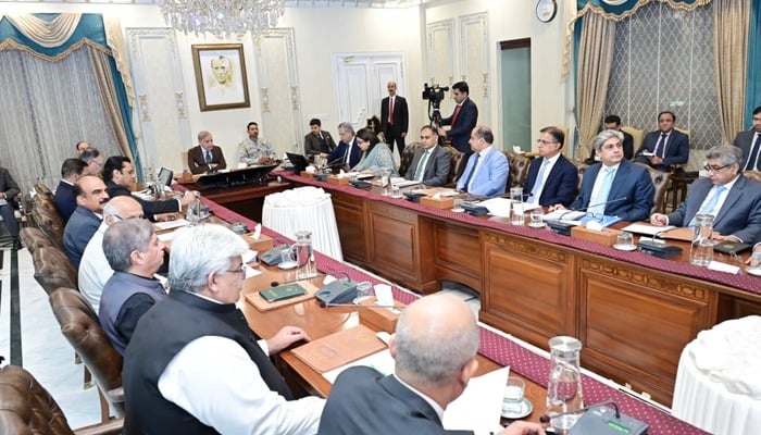 PM Shehbaz Sharif chairs review meeting on the affairs of the Ministry of Information Technology and Telecommunication in Islamabad on May 11, 2026. — APP