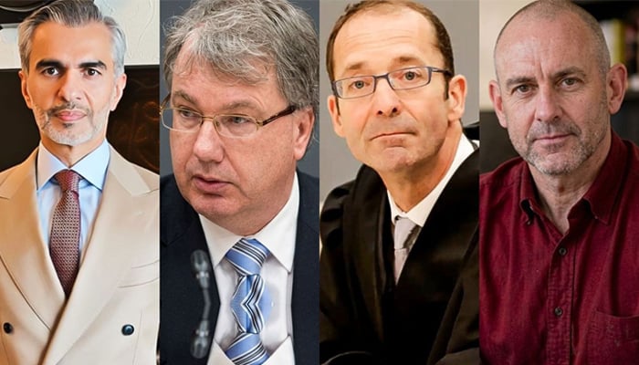 Pakistan’s Ambassador at Large on Economic Diplomacy Umar Farooq Zahoor, Verdens Gang (VG), Carl Graff Hartmann and Rolf J Wideroe. — Reporter