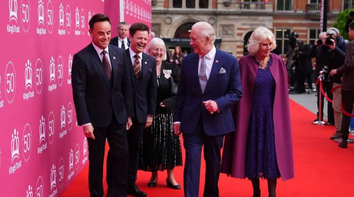 King Charles and Camilla mingle with Clooneys, Ant and Dec to celebrate 50th anniversary