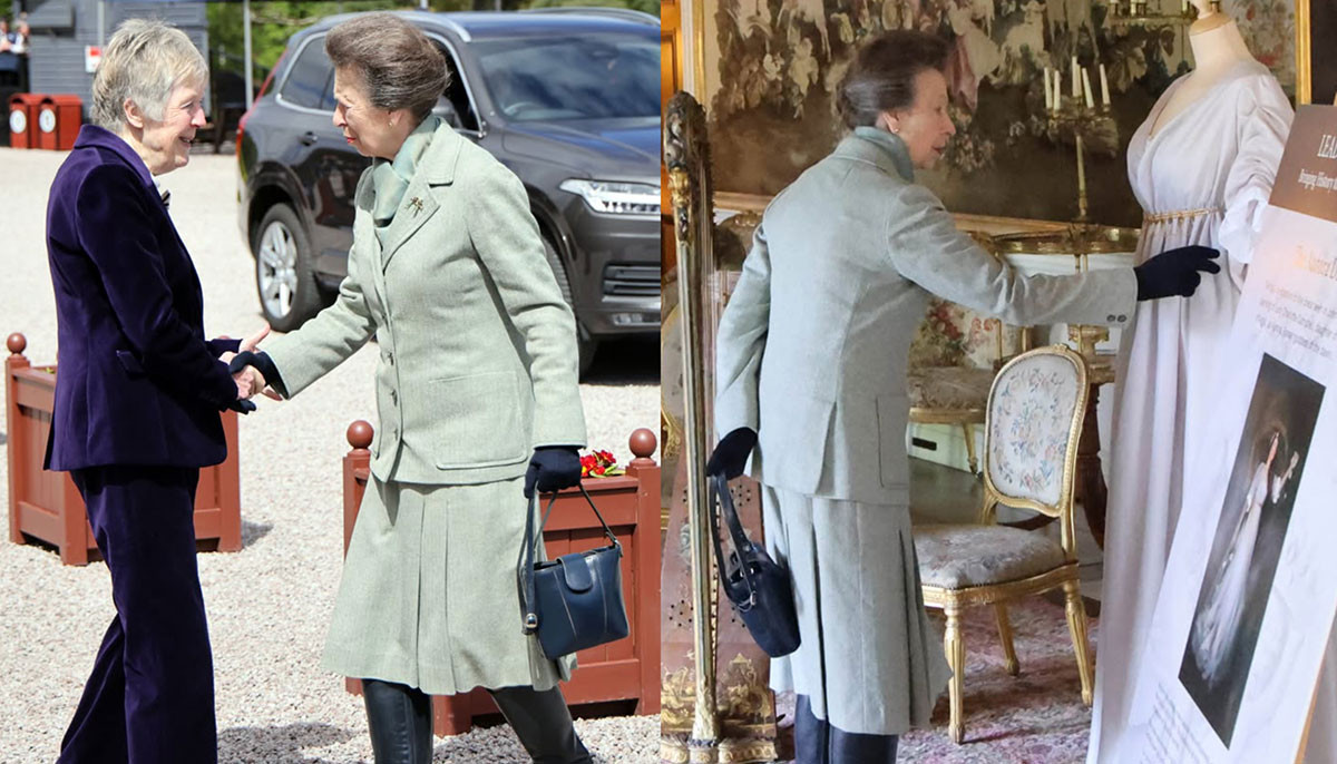 Princess Anne explores 'leading ladies' as she visits Inveraray Castle in Argyll