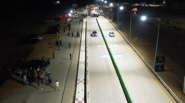 Karachi track ready to host night car races under floodlights