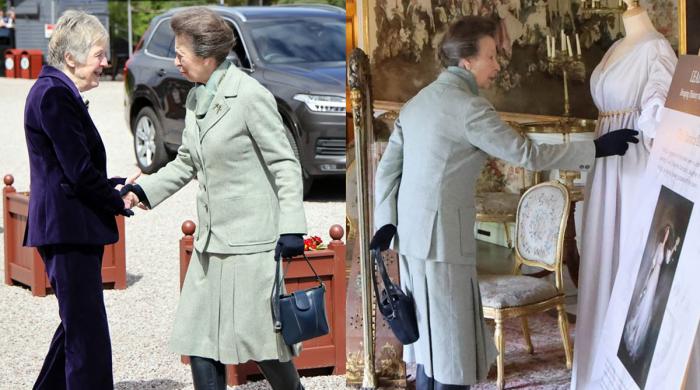 Princess Anne explores 'leading ladies' as she visits Inveraray Castle in Argyll